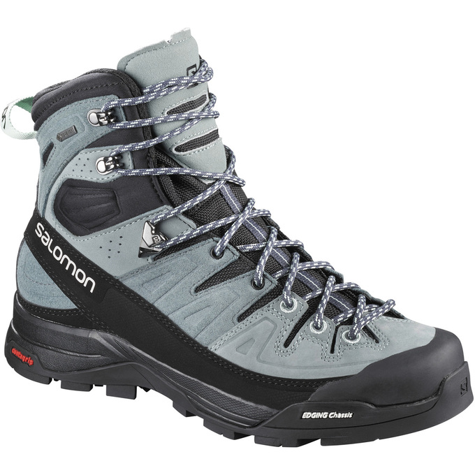 Botas De Montaña Salomon Hombre Azules Claro / Negras - Salomon Argentina X ALP HIGH LTR GTX® W ,039